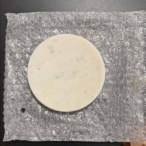 Target Cream Marble Coaster